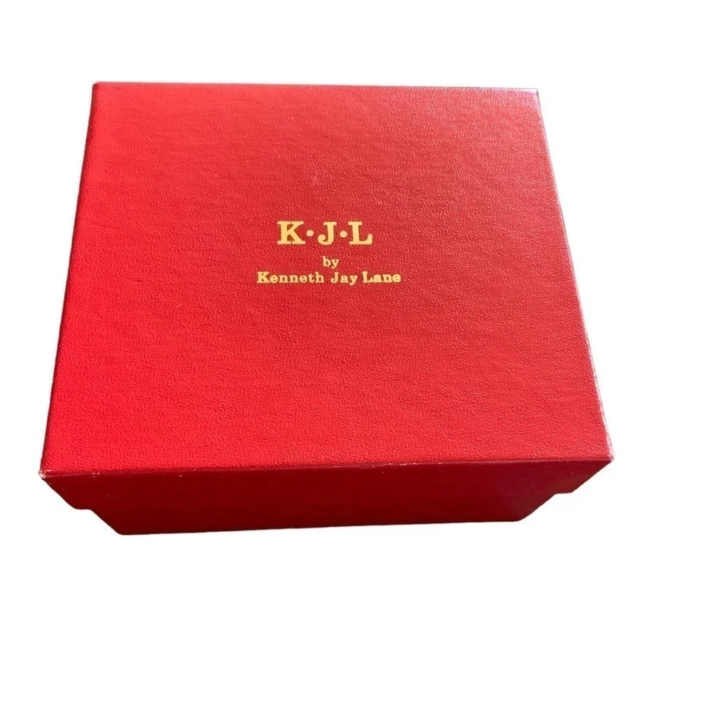 🆕 Kenneth Jay Lane Box Set of Disco Balls Stretch Bracelets - Picture 2 of 6